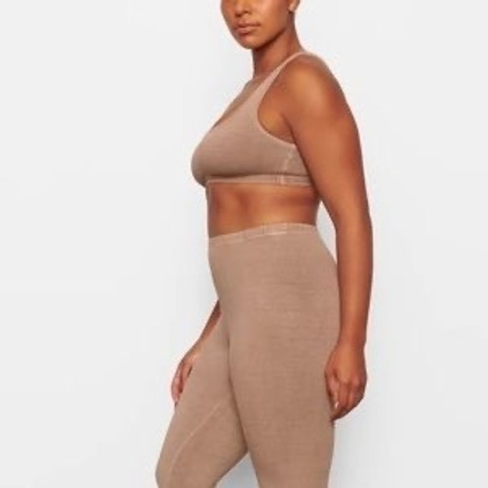 SKIMS Outdoor Wide Neck Bralette Tigers Eye 3X